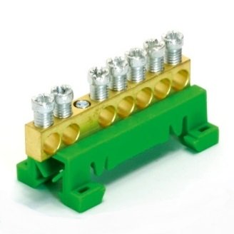 Клема 870 S/(7-24), заземляюча, 7х10 мм², 63 A/690 В